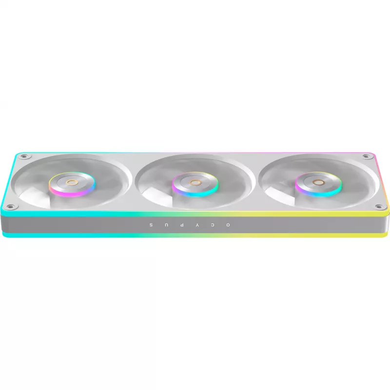 Ocypus Sigma F36 ARGB 365 mm tripla ventola con telaio unico, bianco