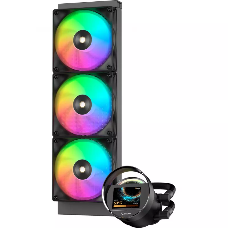 Ocypus Sigma L36 ARGB nero dissipatore a liquido AIO per CPU 360mm