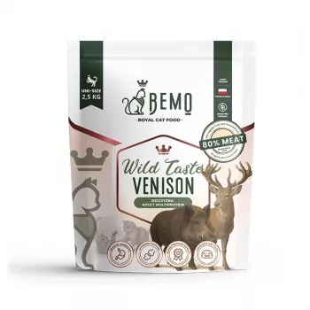 BEMO Cat Wild Taste selvaggina - crocchette per gatti - 2,5 kg