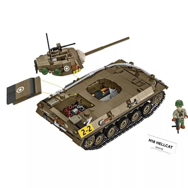 COBI Klocki M18 Hellcat 1026 mattoncini set da costruzione