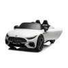 LEAN CARS Mercedes AMG SL63 auto elettrica per bambini a batteria bianca
