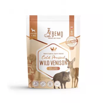 BEMO cibo secco pressato a freddo per cani con carne di selvaggina - 1 kg