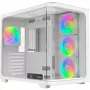 Ocypus Iota C70 Curve ARGB Digital bianco case PC mid-tower con vetro panoramico 270°