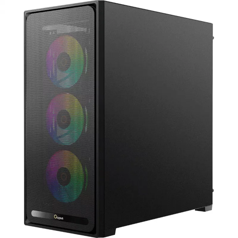Ocypus Delta C70 ARGB nero case mid-tower con vetro panoramico
