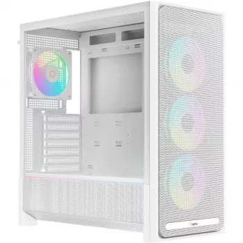 Ocypus Delta C70 ARGB case PC mid-tower bianco con vetro panoramico