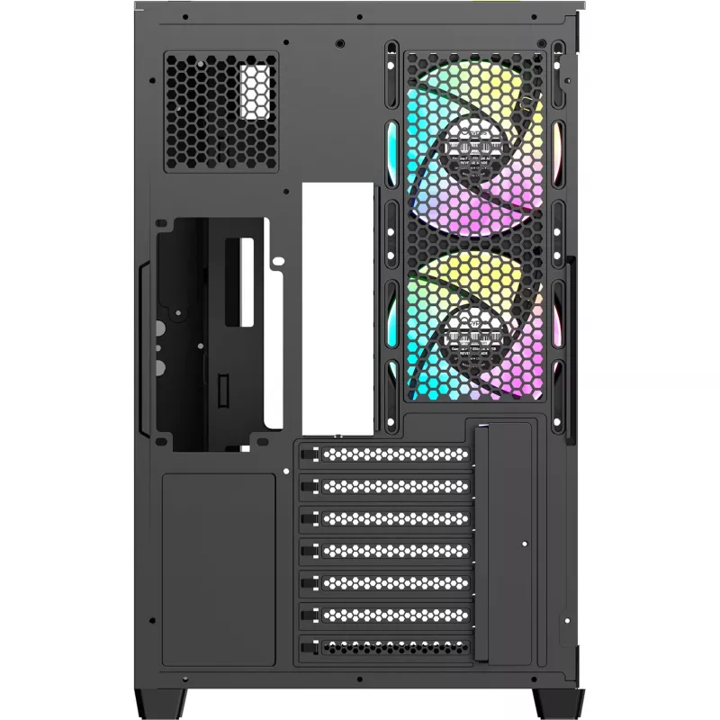 Ocypus Delta C74 ARGB nero case mid-tower con vetro panoramico