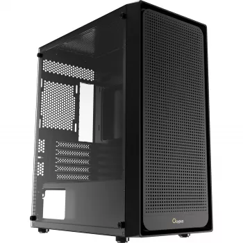 Ocypus Gamma C50 case PC mid-tower nero con finestra laterale in vetro temperato