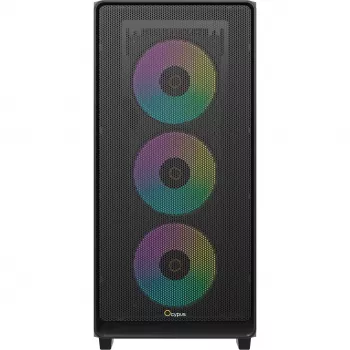 Ocypus Gamma C60 ARGB case PC mid-tower - vetro temperato, nero