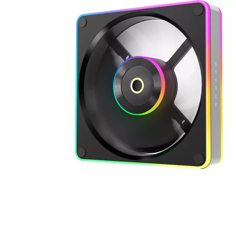 Ocypus Sigma F12 ARGB Ventola per case da 120 mm, Nero