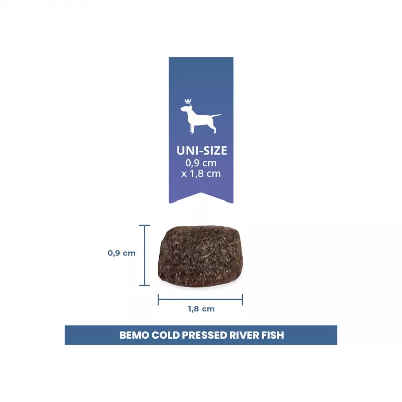 BEMO Flussfisch Mono crocchette per cani pressate a freddo 1kg