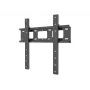 HI-ND MOUNTS WM1200-0101-02 supporto a parete in acciaio heavy-duty con serratura per schermi piatti 43-55 pollici, VESA 200x200 fino a 400x400, 50 kg