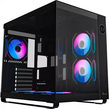 Ocypus Iota C70 ARGB nero case mid-tower con vetro panoramico