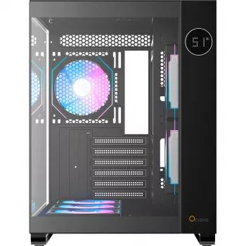 Ocypus Iota C70 ARGB nero case mid-tower con vetro panoramico