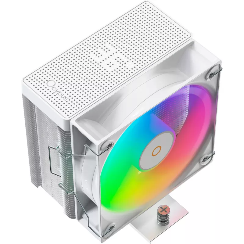 OCYPUS Gamma A40 ARGB Digital dissipatore CPU low-profile - bianco, 100 mm