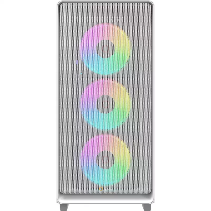 Ocypus Gamma C60 ARGB case mid-tower bianco con vetro temperato