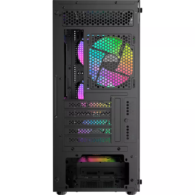 Ocypus Gamma C50 ARGB nero case con vetro temperato mid-tower