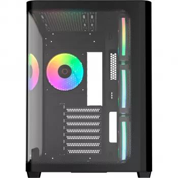 Ocypus Iota C70 Curve ARGB Digital nero case mid-tower, vetro temperato panoramico 270°