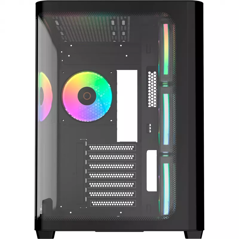Ocypus Iota C70 Curve ARGB Digital nero case mid-tower, vetro temperato panoramico 270°
