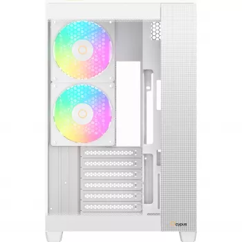 Ocypus Delta C74 ARGB case mid-tower bianco con vetro panoramico