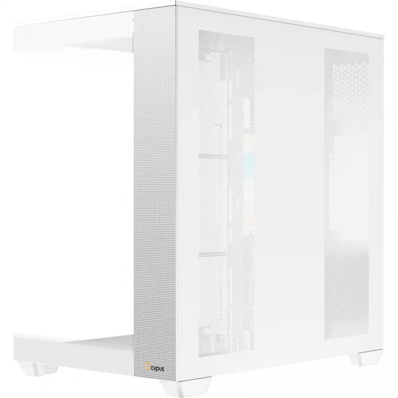 Ocypus Delta C74 ARGB case mid-tower bianco con vetro panoramico