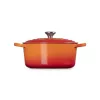 LE CREUSET Brasiera rotonda in ghisa 34cm 12L Arancione