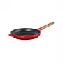 LE CREUSET Padella in ghisa con manico in legno 28 cm Rosso