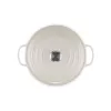 LE CREUSET Brasiera rotonda in ghisa smaltata 34cm 12L Crema