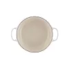LE CREUSET Brasiera rotonda in ghisa smaltata 34cm 12L Crema