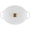 Le Creuset Brasiera in ghisa ovale 31cm / 6,3L Bianco