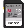 Scheda di memoria Sony M-Series SDXC 512GB UHS-II, C10, U3, V60 (SFM512.SYM)