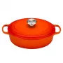 Le Creuset Brasiera in ghisa ovale 27cm 3,4L Arancione vulcano