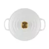 LE CREUSET pentola in ghisa rotonda 24cm 4,2L bianca
