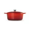 Le Creuset brasiera rotonda in ghisa 34cm 12L rossa