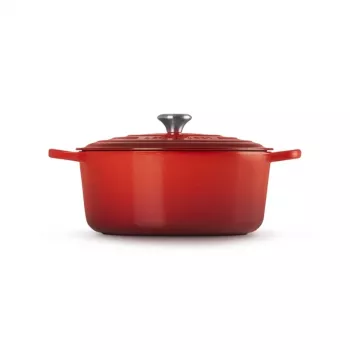 Le Creuset brasiera rotonda in ghisa 34cm 12L rossa