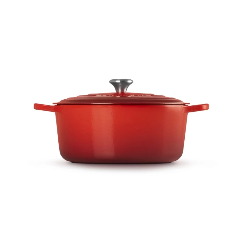 Le Creuset brasiera rotonda in ghisa 34cm 12L rossa