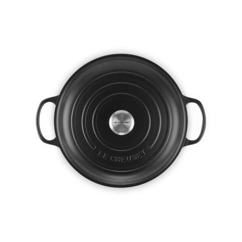 LE CREUSET padella in ghisa 30cm 3,5L nero opaco