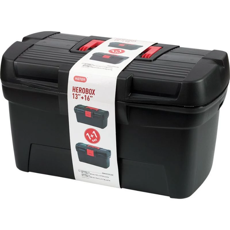 CURVER DIY Valigetta portautensili Set 2GB Herobox Basic 16 pezzi