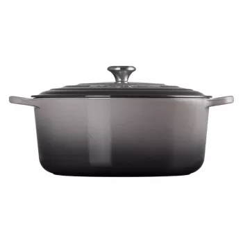 LE CREUSET brasiera rotonda in ghisa 34cm 12L grigia