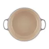 LE CREUSET brasiera rotonda in ghisa 34cm 12L grigia
