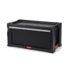 KETER DIY Cassetta portautensili con 1 cassetto, 56,2x28,9x26,2 cm, acciaio, nero con accenti rossi