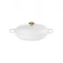 LE CREUSET brasiera piatta in ghisa 30cm 3,5L bianca
