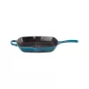 Le Creuset Padella griglia quadrata in ghisa 26x26 cm blu