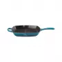 Le Creuset Padella griglia quadrata in ghisa 26x26 cm blu