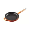 Le Creuset Padella in ghisa con manico in legno 28 cm volcanic arancione