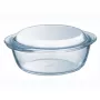 Pyrex Essentials contenitore rotondo in vetro da 3L con coperchio, vetro borosilicato, Ø22cm