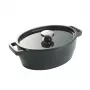 Pyrex casseruola ovale in ghisa 5,8L grigia 33x25cm