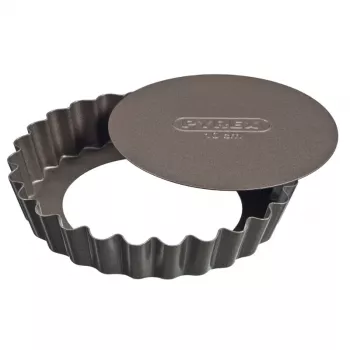 PYREX set di stampi da forno 4 pz. con fondo estraibile Ø10 cm