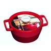 Pyrex pentola in ghisa 3,6L rotonda Ø24cm rossa