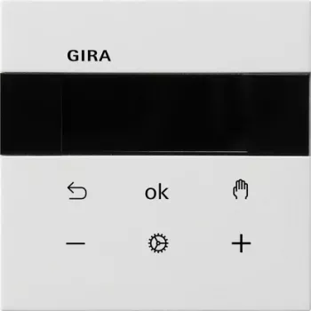 Gira S3000 termostato ambiente Bluetooth da incasso bianco puro lucido