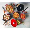 Pyrex tegame in ghisa ovale 3,8L rosso 29x21cm
